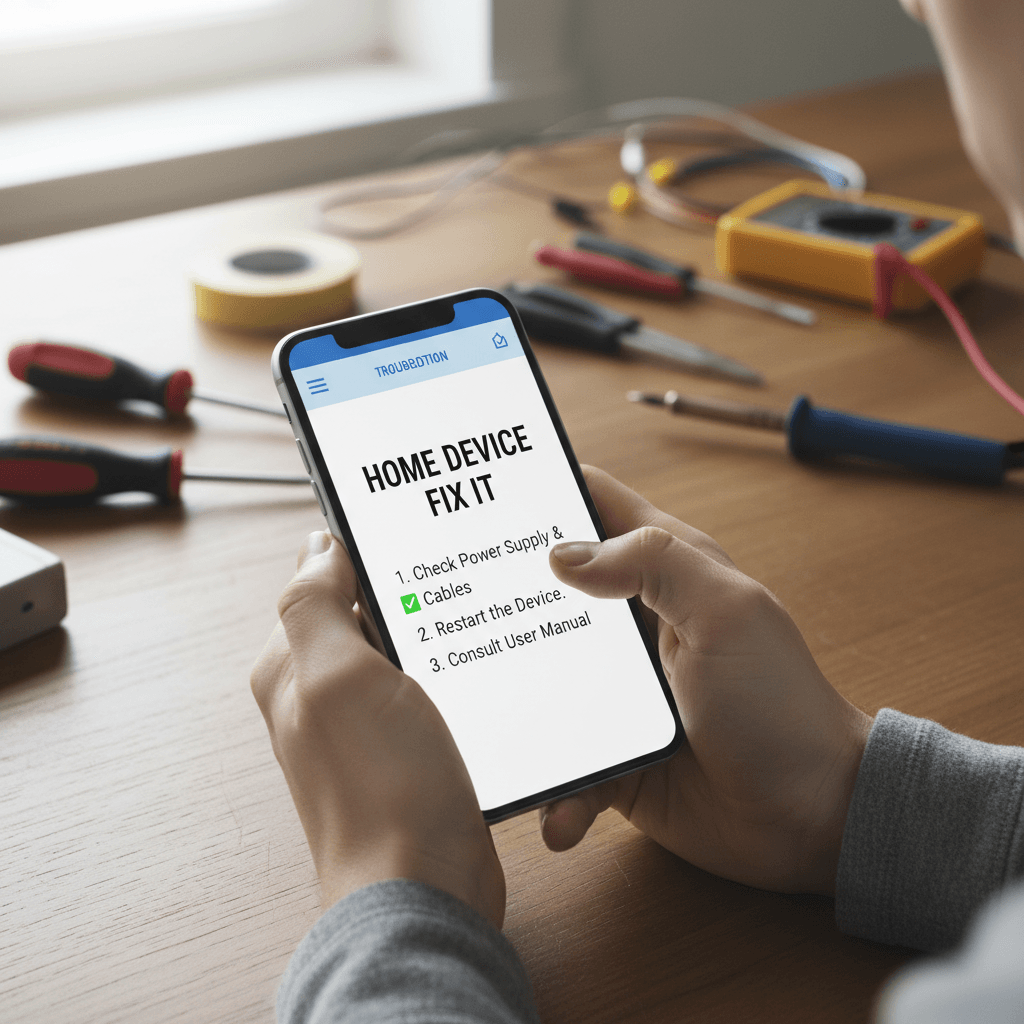 Smartphone showing a clear cost estimate in a bright kitchen