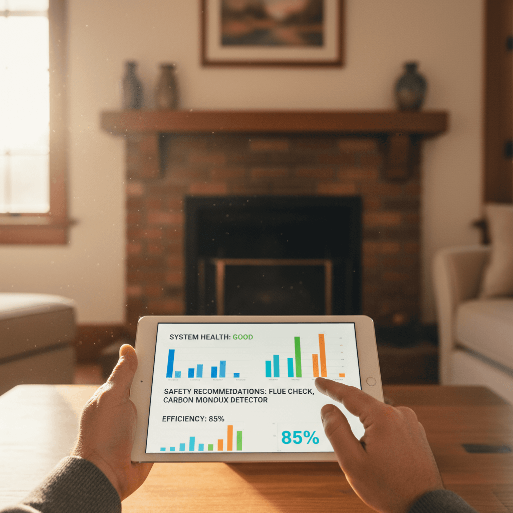 Homeowner and service pro reviewing a project checklist on a tablet
